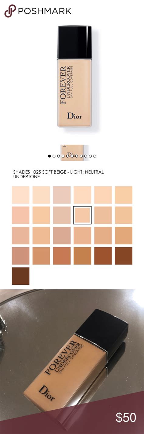 dior forever undercover foundation 025|Dior forever foundation color chart.